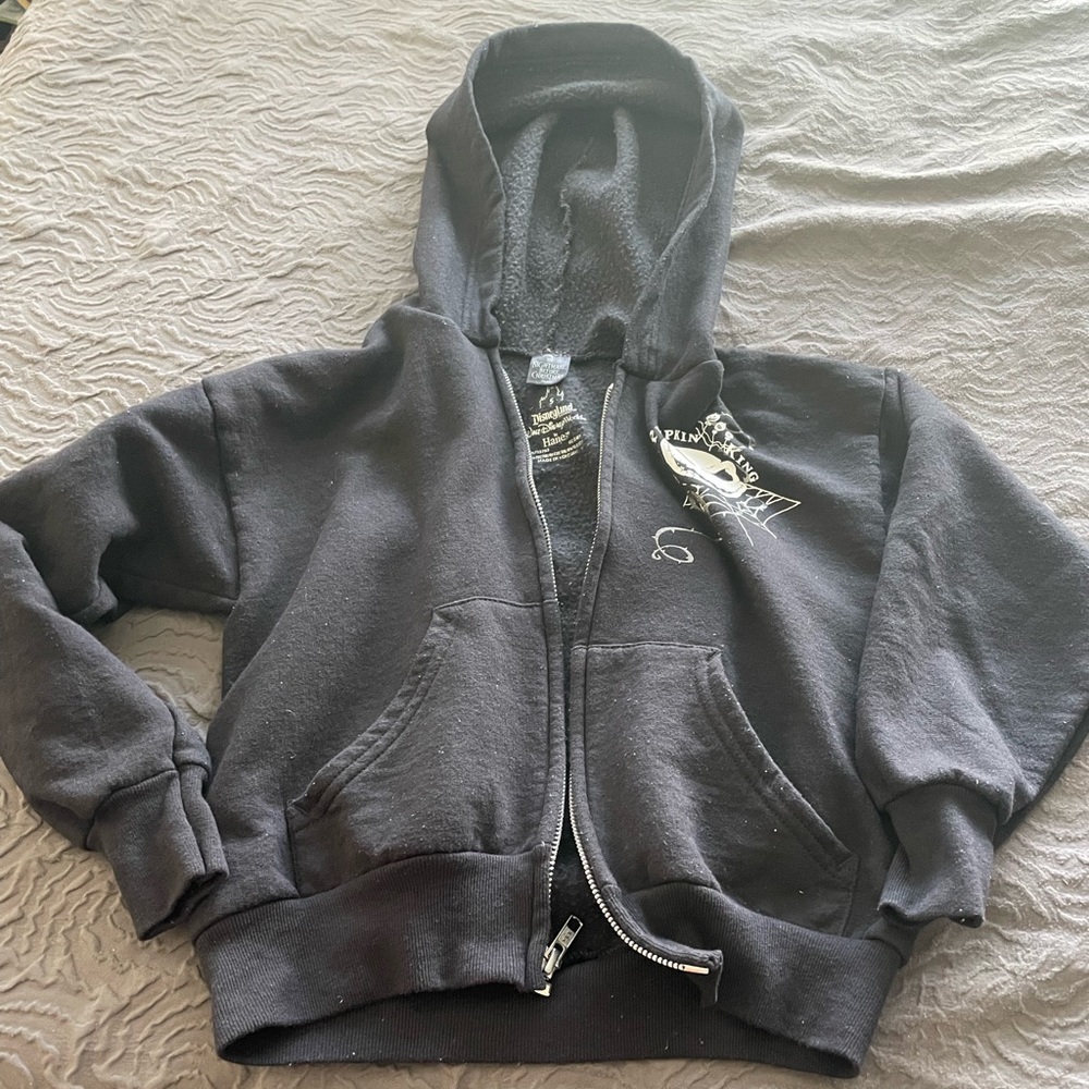 Kids Small Jack Skellington Black Hoodie